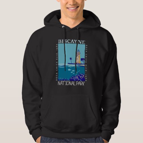 Biscayne National Park Boca Chita Key Distressed Hoodie