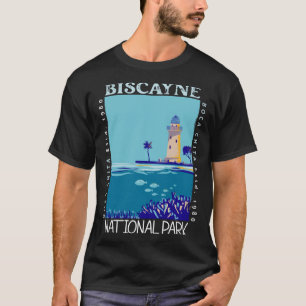 Biscayne National Park Boca Chita Key Distressed V T-Shirt