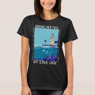Biscayne National Park Boca Chita Key Distressed V T-Shirt