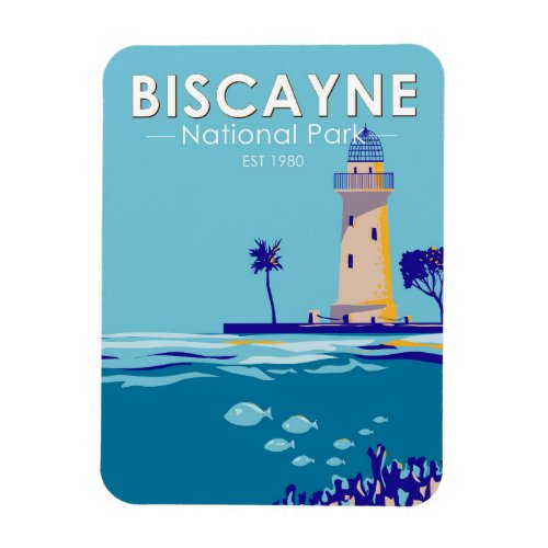 Biscayne National Park Boca Chita Key Vintage Magnet