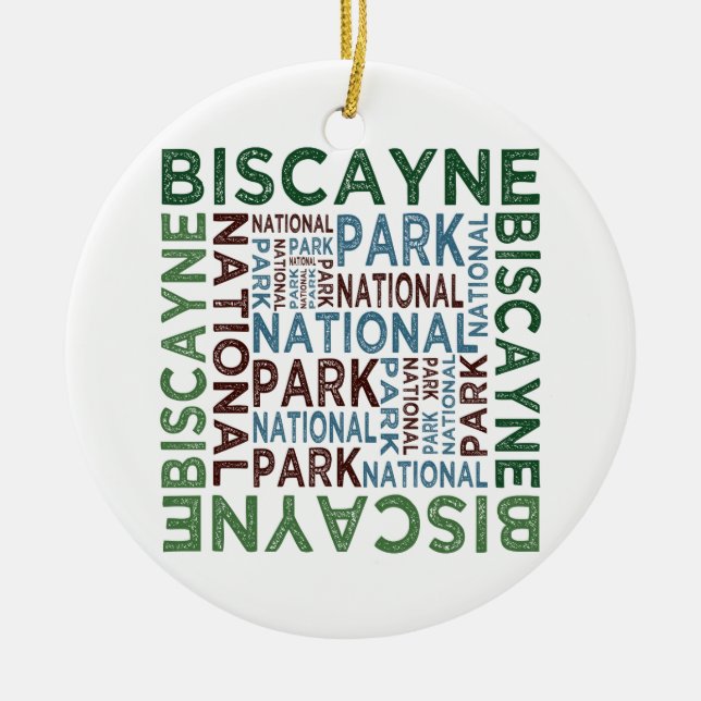 Biscayne National Park Ceramic Ornament (Front)