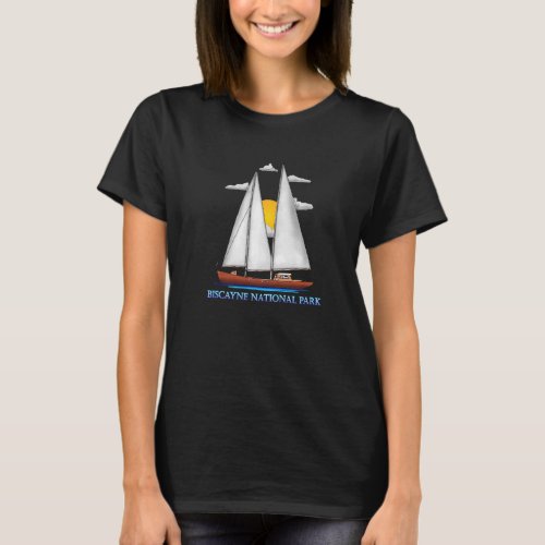 Biscayne National Park Coastal Nautical Sailing De T_Shirt