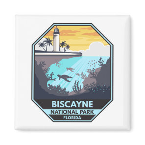Biscayne National Park Florida Emblem  Magnet