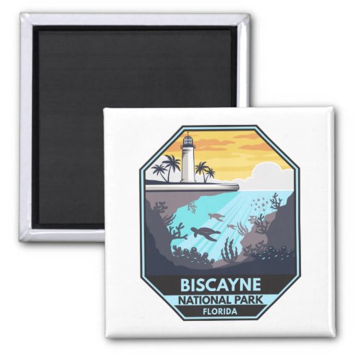 Biscayne National Park Florida Emblem  Magnet
