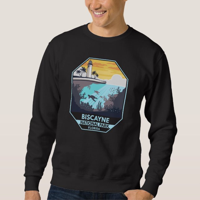 Biscayne National Park Florida Emblem Sweatshirt (Front)