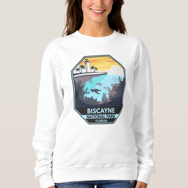 Biscayne National Park Florida Emblem Sweatshirt (Front)