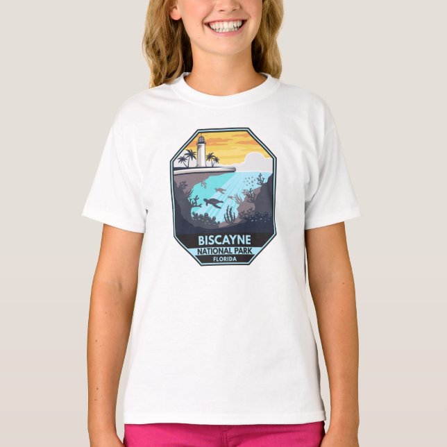 Biscayne National Park Florida Emblem T-Shirt (Front)
