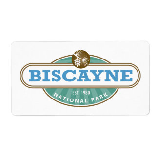 Biscayne National Park Florida Label