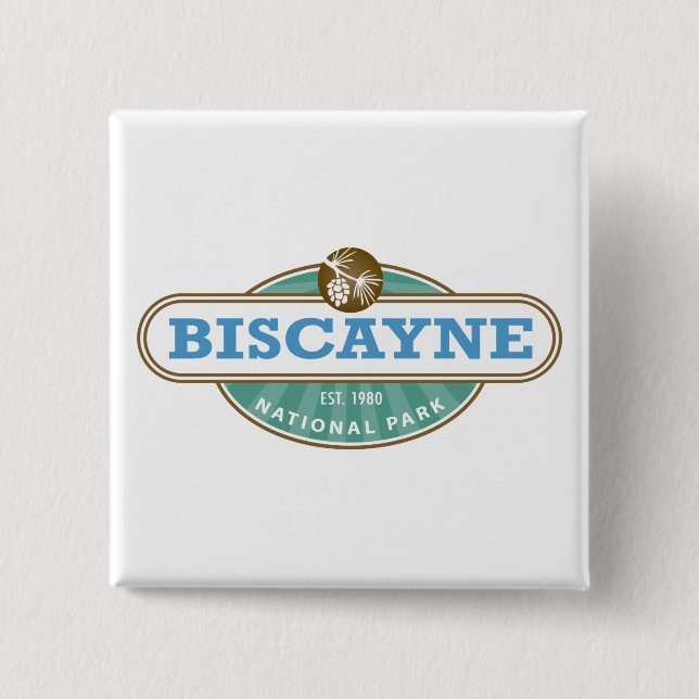 Biscayne National Park Florida Pinback Button (Front)