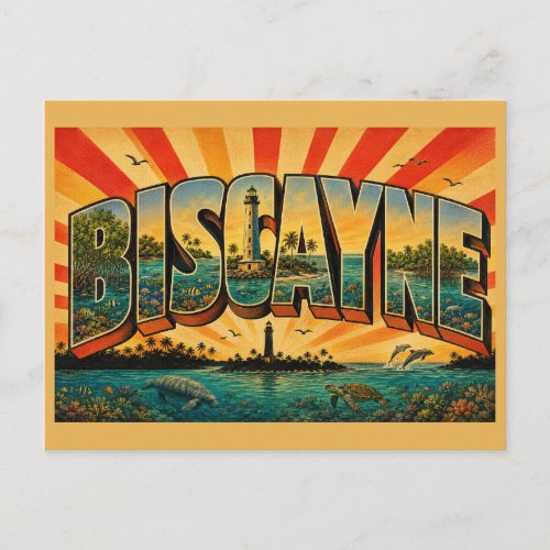 Biscayne National Park Florida Postcard