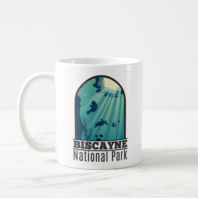 Biscayne National Park Florida Underwater Maritime Coffee Mug (Left)