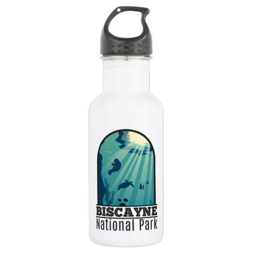 Biscayne National Park Florida Underwater Maritime Stainless Steel Water Bottle