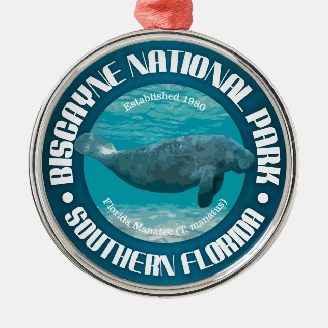 Biscayne National Park Metal Ornament (Front)