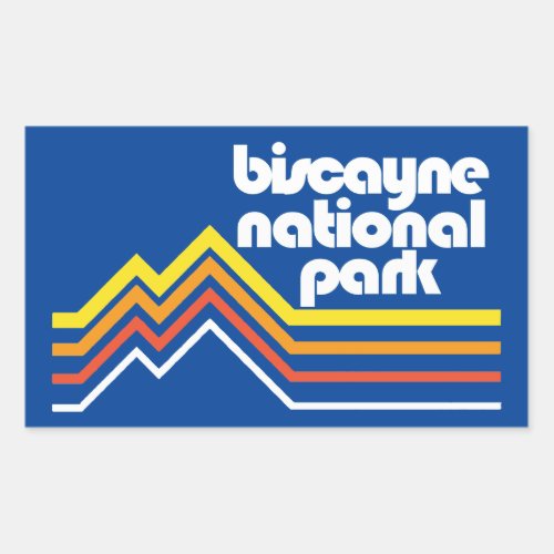 Biscayne National Park Rectangular Sticker