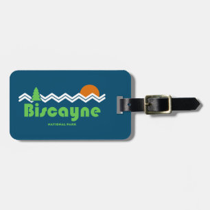 Biscayne National Park Retro Luggage Tag