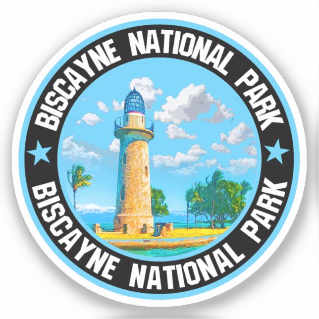 Biscayne National Park                             Sticker (Front)
