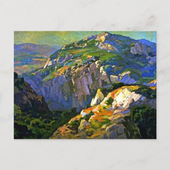 Bischoff - Canyon Green  Fine Art  Postcard by Virginia5050 at Zazzle