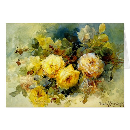 Bischoff - Roses (yellow) Cards (Front Horizontal)