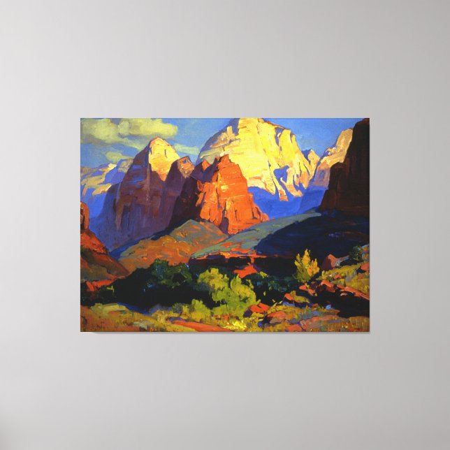 Bischoff - Zion Park Canvas Print (Front)