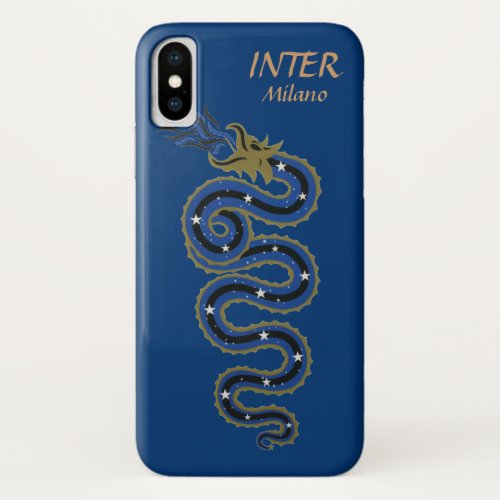 Biscione nerazzurro _ dragon inter iPhone x case