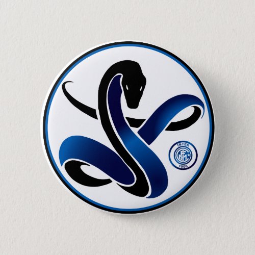 Biscione Nerazzurro Inter Snake pin Button