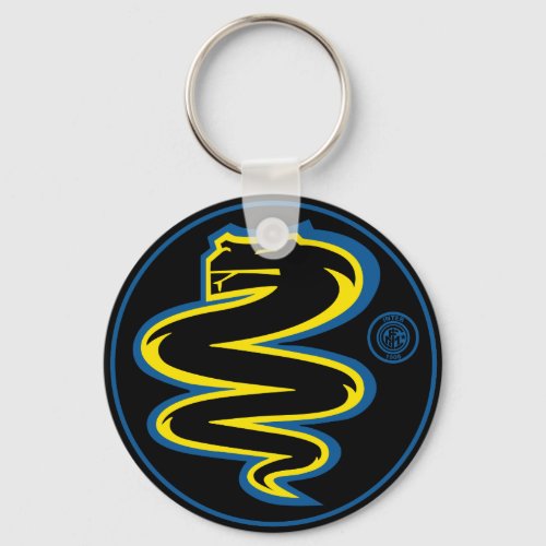 Biscione Nerazzurro key chain black