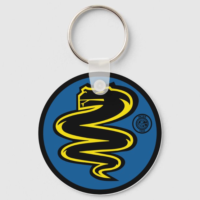 Biscione Nerazzurro Keychain (Front)