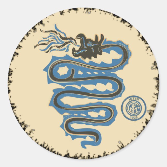 Biscione Nerazzurro, old snake sticker (Front)