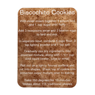 Biscochito New Mexico's official cookie recipe Magnet
