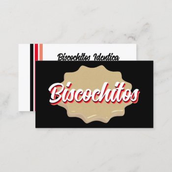 Biscochitos Business Card by identica at Zazzle