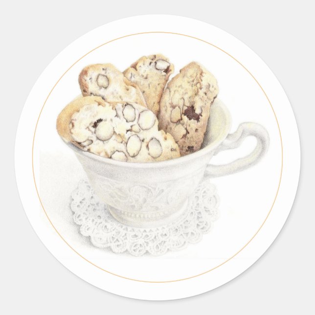 BISCOTTI 1.5" Round Stickers (Front)