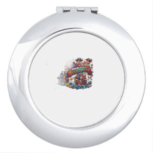 Biscotti Buccaneer – Funny Pirate Cookie T-Shirt Compact Mirror