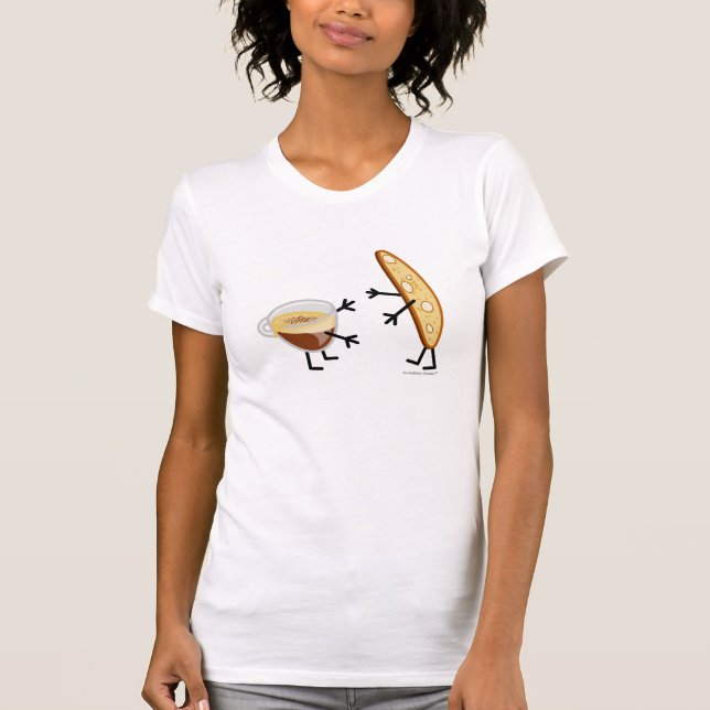 Biscotti & Coffee - Customizable T-Shirt (Front)