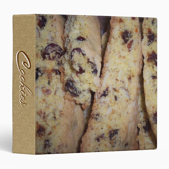 Biscotti's Photo Cookies Baking Binder (Front/Spine)