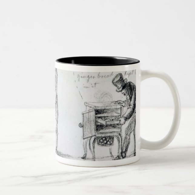 Biscuit and Gingerbread stalls at Charing Two-Tone Coffee Mug (Right)