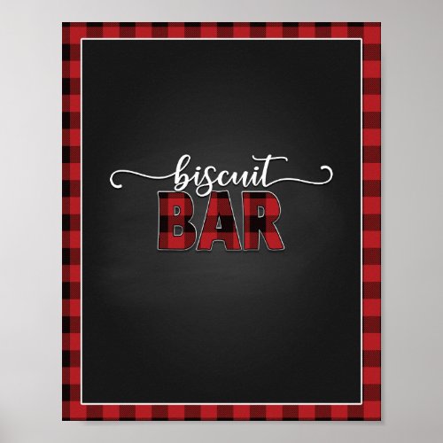 Biscuit Bar Flannel Fling 8x10 PosterSign Poster