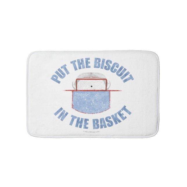 Biscuit Basket (Hockey) Bathroom Mat (Front)