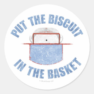 Biscuit Basket (Hockey) Classic Round Sticker