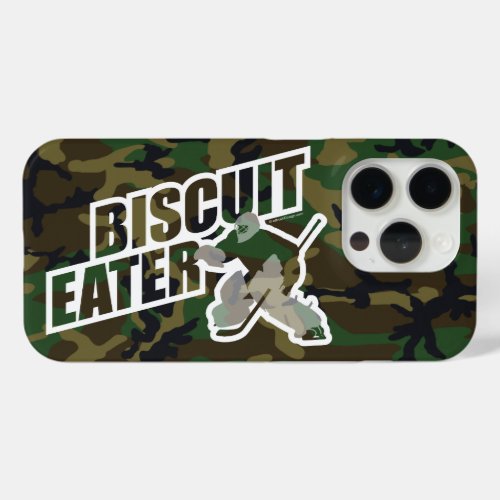 Biscuit Eater Hockey Goalie iPhone 15 Pro Case