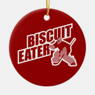 Biscuit Eater (Hockey Goalie) Ceramic Ornament