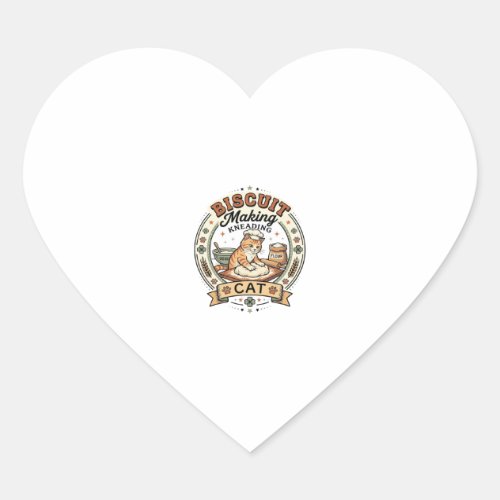 Biscuit Making Kneading Cat Biscuit Making Kneadin Heart Sticker