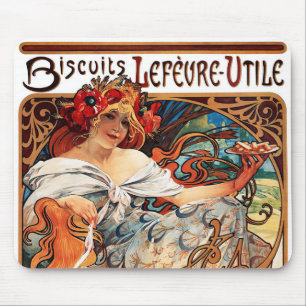 Biscuit, Mucha Mouse Pad