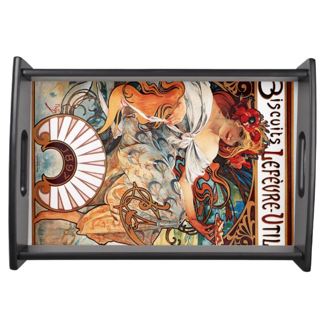 Biscuit, Mucha Serving Tray (Front)