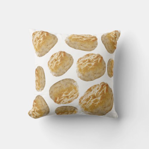 Biscuit pattern  throw pillow