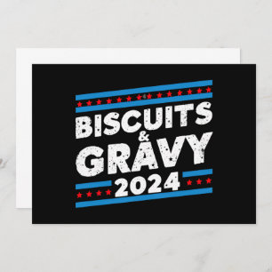 Biscuits and Gravy 2024 Presidential Election Invitation