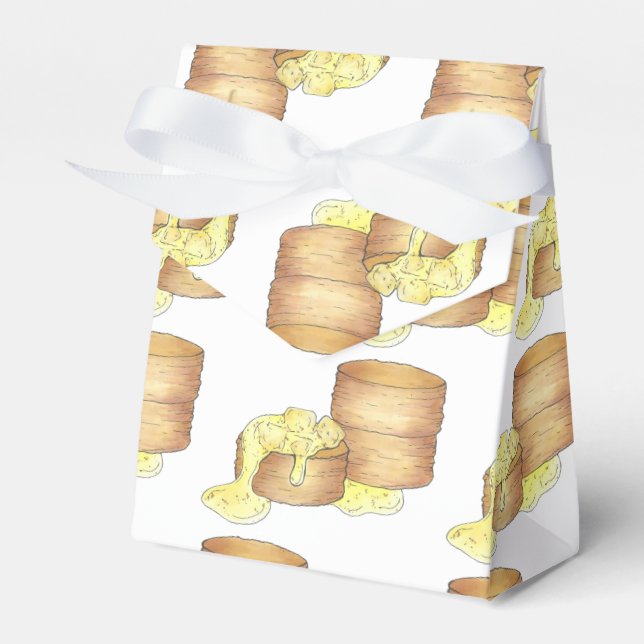 Biscuits and Gravy Southern Food Cooking Cuisine Favor Boxes (Front Side)