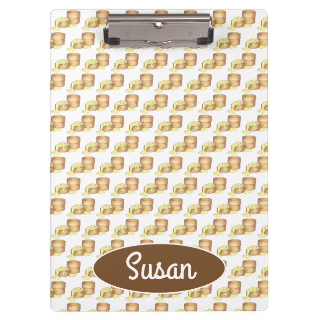 Biscuits and Sausage Gravy Chef Diner Restaurant Clipboard (Front)