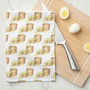 Biscuits and Sausage Gravy Southern Breakfast Food Kitchen Towel