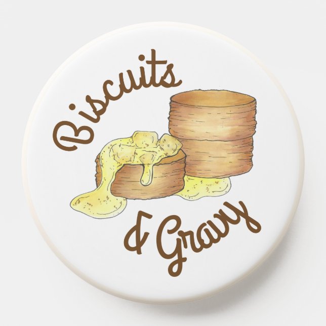 Biscuits and Sausage Gravy Southern Breakfast Food PopSocket (Popsocket)