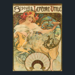 Biscuits Lefeure-utile - by Alphonse Mucha Poster<br><div class="desc">Biscuits Lefeure-utile by Alphonse Mucha - Art Nouveau - Vintage Art</div>